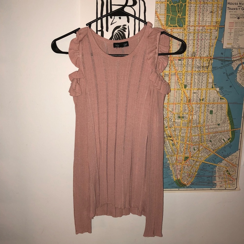 Topshop Pink Top